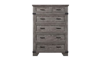 Forge Steel Gray 5-Drawer Chest