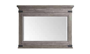 Forge Steel Gray Landscape Mirror