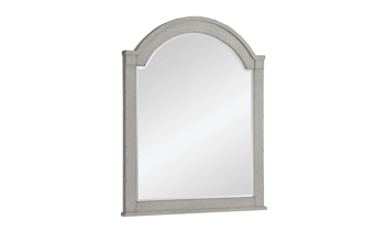 Belhaven Weathered White Arched Mirror