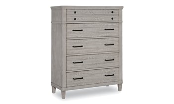 Belhaven Weathered White 5-Drawer Chest