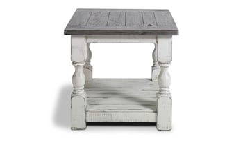 Cottage style end table for your living room.
