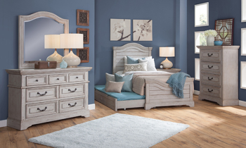 Stonebrook Gray Youth 4-Drawer Chest