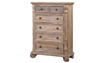 Tilly Taupe 5-Drawer Chest