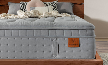 Detailed image of the Plush Euro Top St. Lawrence Mattress.