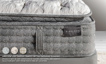 Outlet prices on the Aireloom Solitaire Mattress.