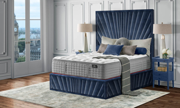 Hybrid Royal Firm Pillow Top Mattress has tailormade tufting.