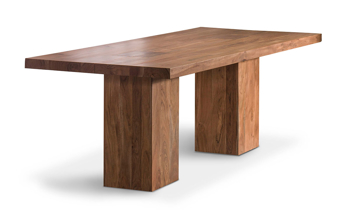 Detailed image of the handcrafted table made by skilled artisians in India.