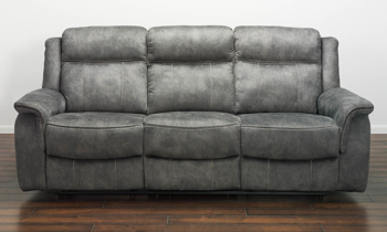 Kisner Gray Dual Reclining Sofa