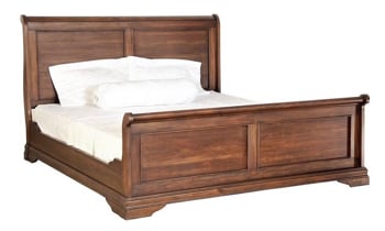 Louis Philippe French Classic Mahogany King Bedroom Set