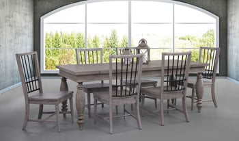 East Hampton dining chair shown without cushion.