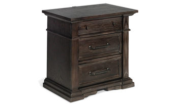 Nightstand pairs perfectly with the Cooper Beach Bark Bedroom collection.