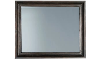 Distressed brown mirror from the Cooper Beach Bark Collection can decorate any room in your home.