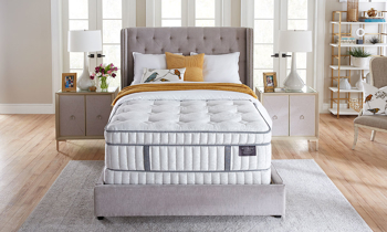 The Restonic Biltmore Euro Top Westover Mattress is made with individually wrapped coils.