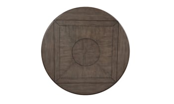 Abacus Alabaster and Honey Round Counter Height Dining Table