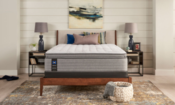 Sealy Posturepedic Silver Pine Mattress is made in the USA and has a cool, soft feel.