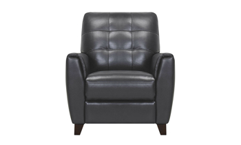 Metro Pewter Leather Recliner