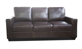 Ursa Mocha Leather Sleeper Sofa