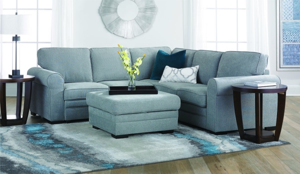 Picture of Prospect Gray Cocktail Storage Ottoman