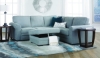 Picture of Prospect Gray Cocktail Storage Ottoman