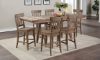 Picture of Riverdale Driftwood Slat-Back Counter Height Stool