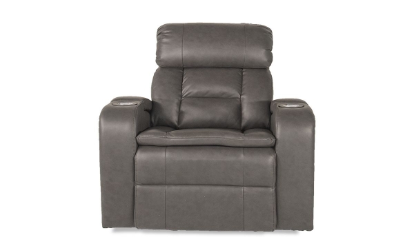 Picture of Altura Graphite Power Recliner with Power Headrest and Storage