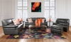 Picture of Kipling Gray Leather Ottoman