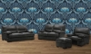 Picture of Kipling Gray Leather Ottoman