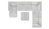 Picture of Belaire Pebble 6-Piece Left Chaise Sectional