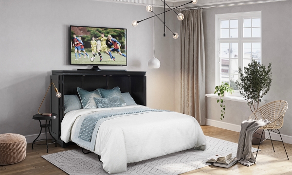 Picture of Twin Cabinet Bed & Mattress