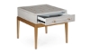 Picture of Perrine White Rectangular End Table