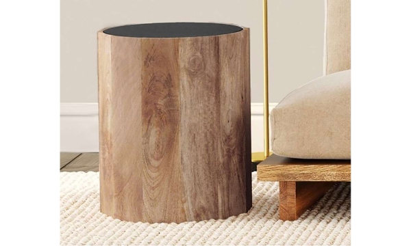 Picture of Adrienne Black Marble Top End Table