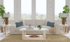 Picture of Newport White Gray Octagonal End Table