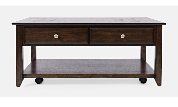 Picture of Espresso 4-Drawer Cocktail Table