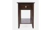Picture of Espresso 1-Drawer Chairside Table