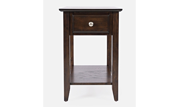 Picture of Espresso 1-Drawer Chairside Table