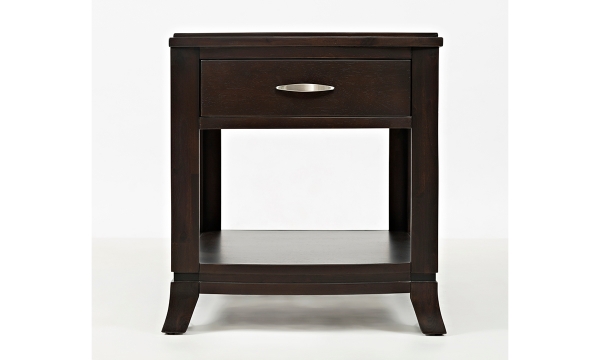 Picture of Downtown Dark Merlot 1-Drawer End Table