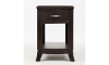 Picture of Downtown Dark Merlot 1-Drawer Chairside Table