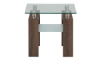 Picture of Compass Bark Square Glass End Table