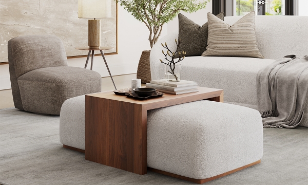 Picture of Fulton Sliding Ottoman Cocktail Table