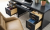 Picture of Greenbrier Blue Executive Desk