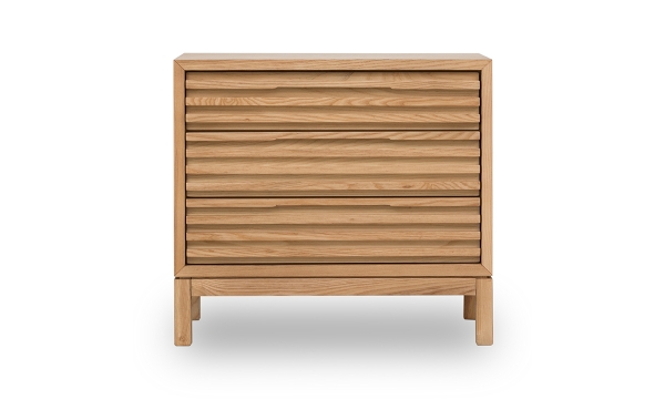 Picture of Calypso Flaxen 3-Drawer Nightstand