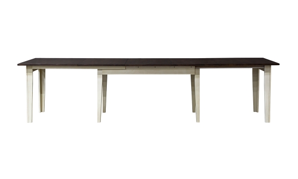 Picture of Cardinal Chalk and Cocoa Bean Solid Wood 5-Piece Dining Set