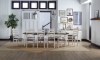 Picture of Cardinal Chalk and Cocoa Bean Solid Wood 5-Piece Dining Set