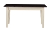 Picture of Cardinal Chalk and Cocoa Bean Solid Wood Extendable Dining Table
