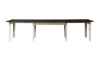 Picture of Cardinal Chalk and Cocoa Bean Solid Wood Extendable Dining Table