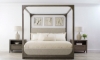 Picture of Drew & Jonathan Griffith Smoked Oyster Queen Canopy Bed