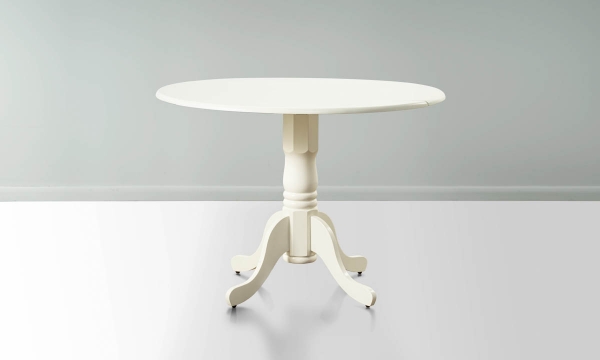 Picture of Bishop White 42-inch Drop Leaf Dining Table