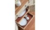 Picture of Belmont Antique Linen 4-Door Buffet