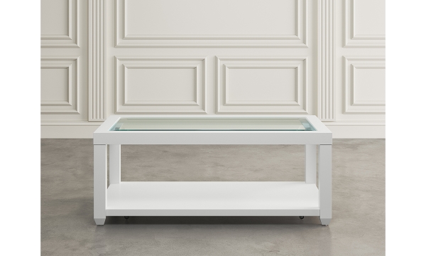 Picture of Urban Valley White Rectangular Cocktail Table