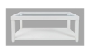 Picture of Urban Valley White Rectangular Cocktail Table